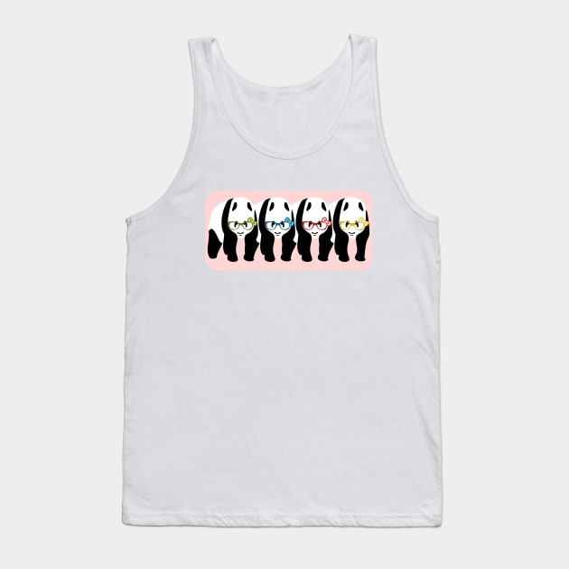 Pandas Tank Top by mailboxdisco